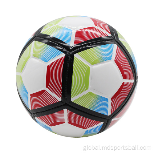 Machine Stitched Soccer Ball leather personalized cheap soccer ball in bulk Supplier